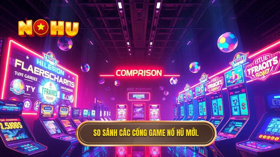 Bảng so sánh top các cổng game nổ hũ mới nổi bật