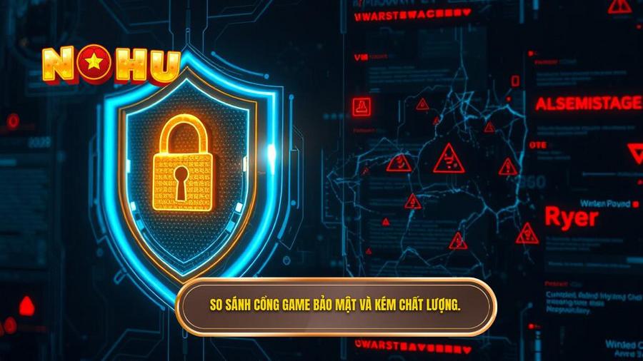 Bảng so sánh: Cổng game bảo mật vs Cổng game kém chất lượng
